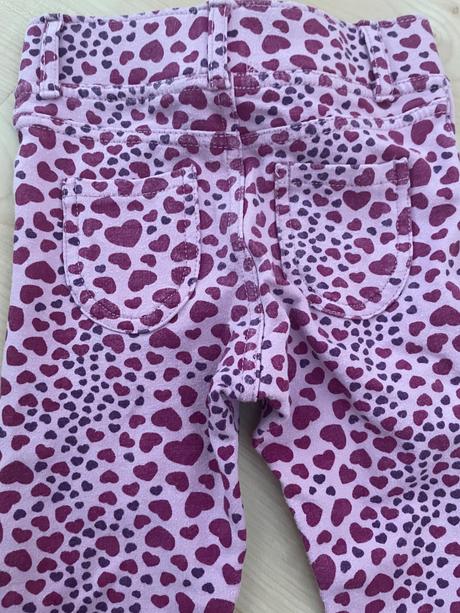 Leginky hrubšie srdiečko 18-24 mes., h&m,92