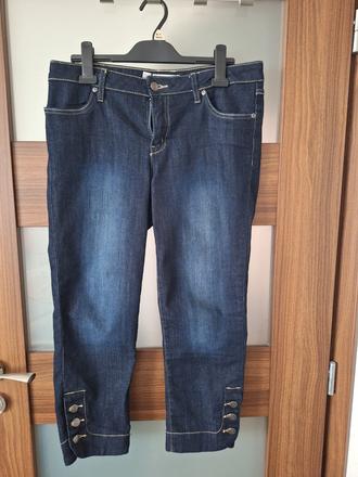 Nohavice capri riflove č.38, bonprix,38