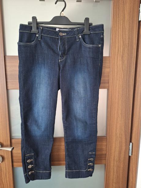 Nohavice capri riflove č.38, bonprix,38