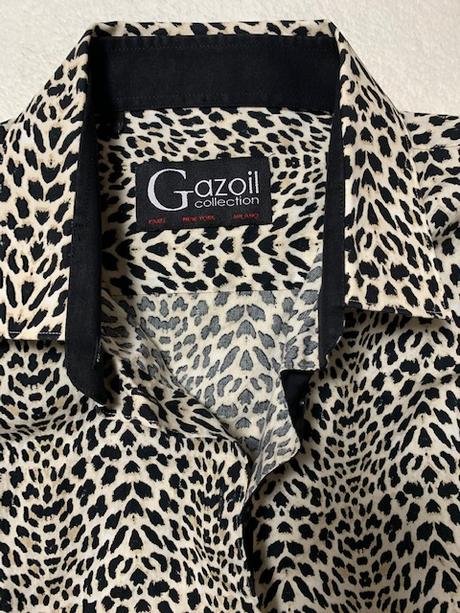Košeľa s leopardím vzorom zn. gazoil originál, l
