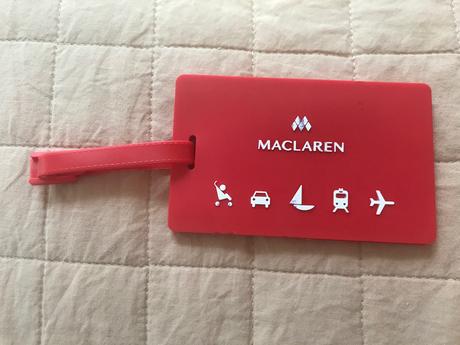 Menovka na kocik na cesty lietadlom,busom,vlakom, maclaren