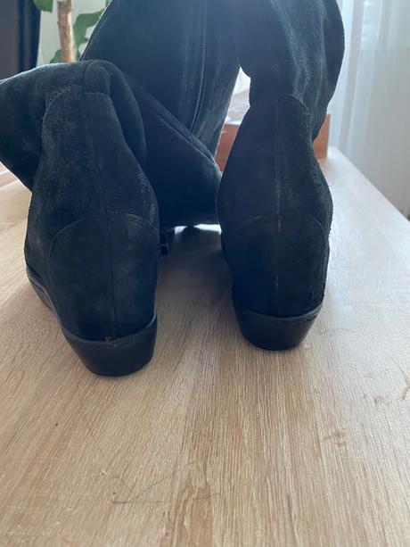 Pohodlne kozene teple cizmy  veľ.36,5, 36