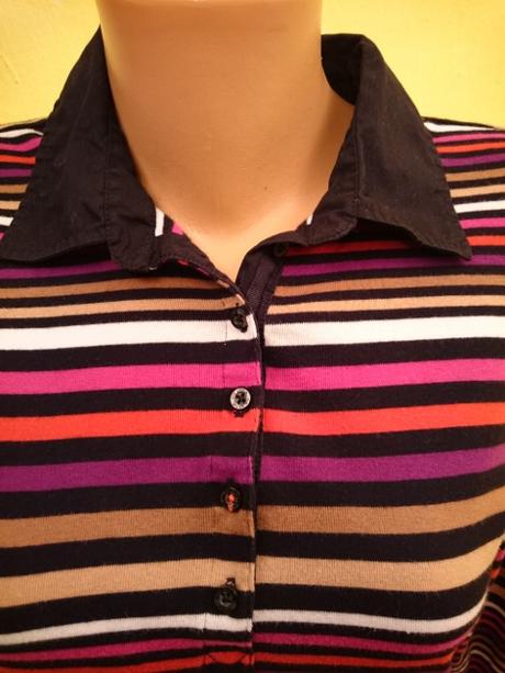 Dámsky top, pásikavý, s