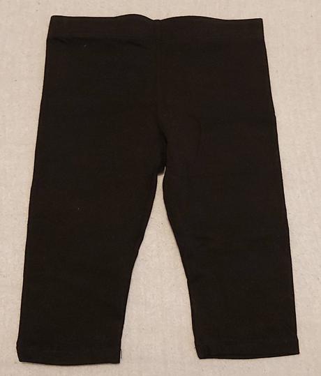 3/4 čierne legíny 98/104, 98