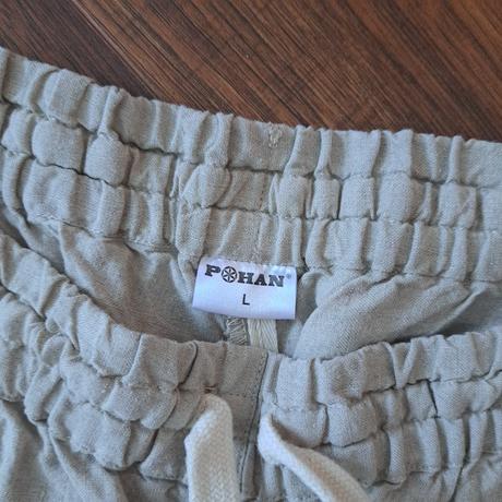 Lanove nohavice pohan, l