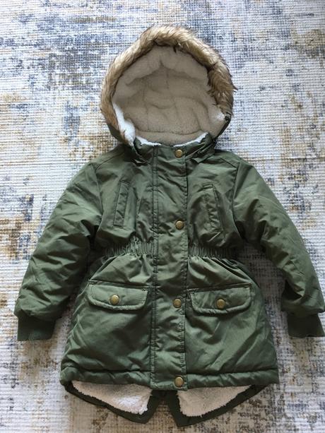Zimna bunda/parka pre dievcatko, v. 98, kiki&koko,98
