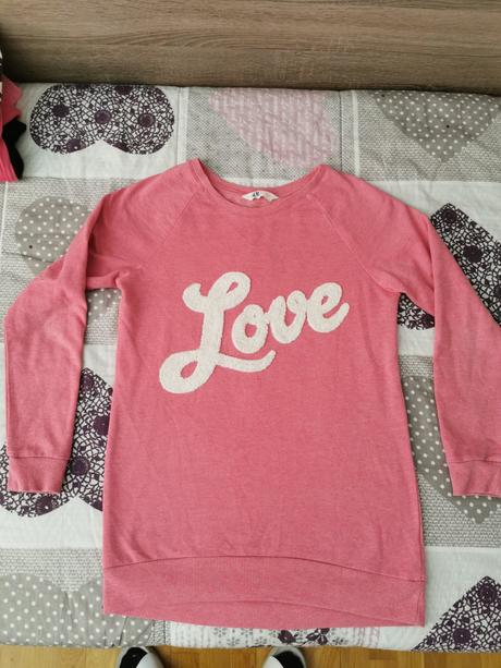 Dlhšia mikina, h&m,164