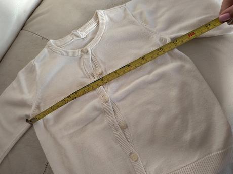 Biely svetrík hm 86, h&m,86