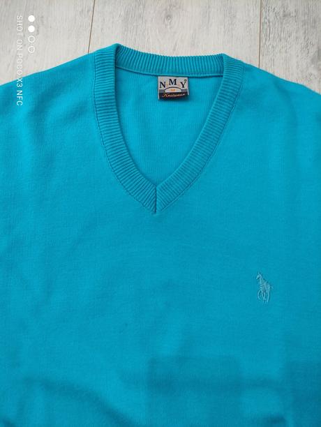 2+1 tyrkysovy sveter, m