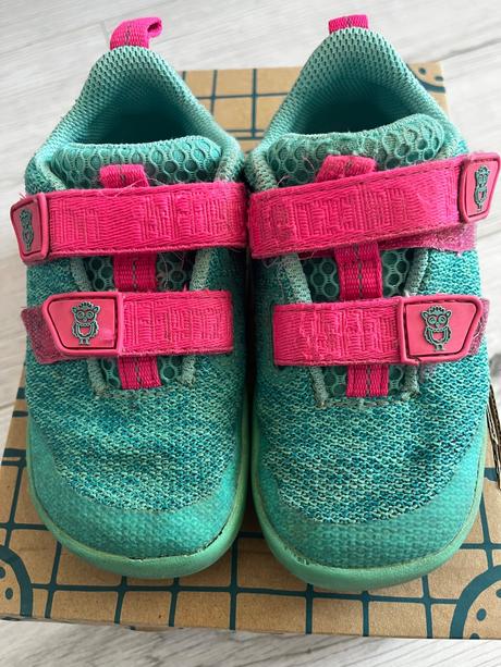 Tyrkysové barefoot tenisky affenzahn 25, affenzahn,25