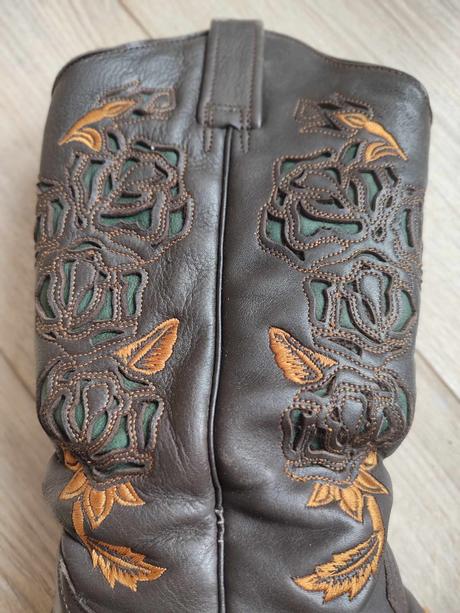 Westernové čižmy - stars & stripes, 38