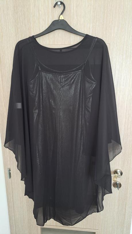 Šaty + pelerinka xxl, xxl