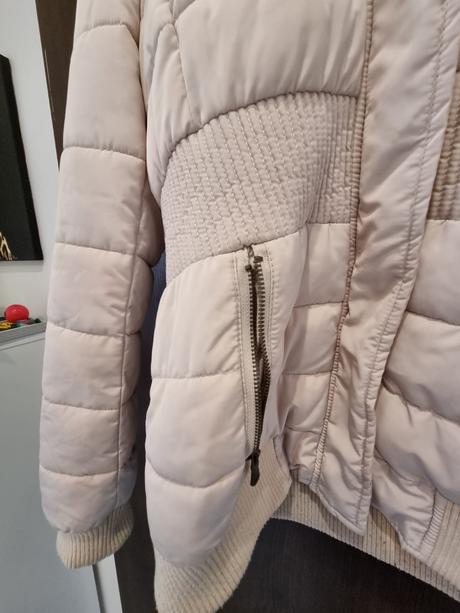 Béžová zimná bunda, l