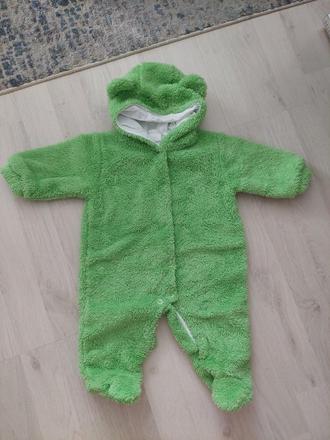 Teplý overal s rukavicami č.62, 62