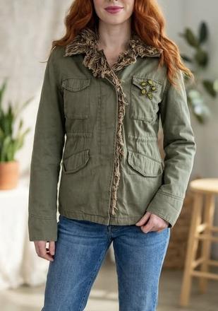 Štýlová bunda v military štýle review, veľ. 40, review,40