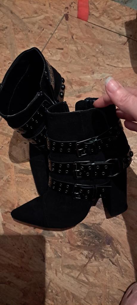 Sexy kotn. čižmy s prackami, 36