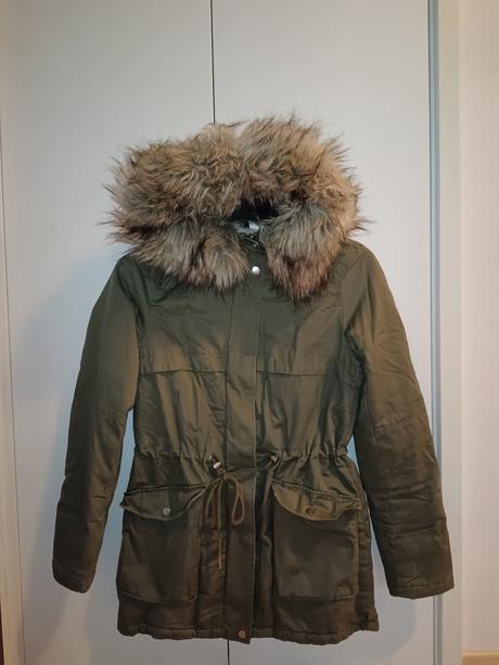 Zimná parka, h&m,xs