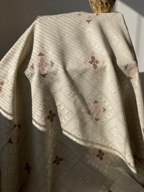 Obrus krémový -priemer-175 cm,, 