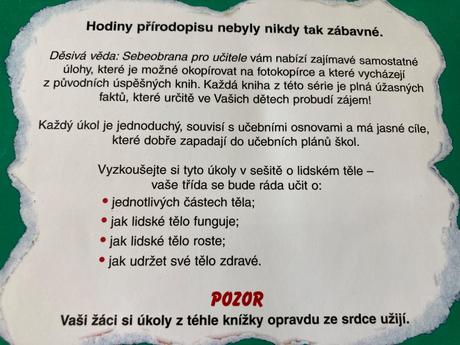 Děsivá věda lidské tělo - sebeobrana pro učitele,