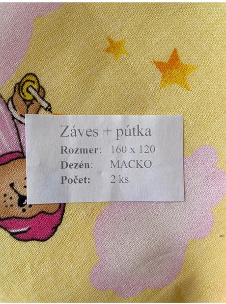 Závesy do detskej izby + pútka, 