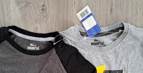 2x tričko, pepperts,122 / 128