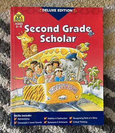 Second grade scholar-ages 6-8 work book,