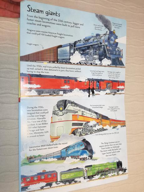 Usborne see inside trains, 