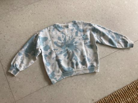 Batikovaná mikinka, zara,104