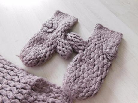 Set rukavice+šál, m