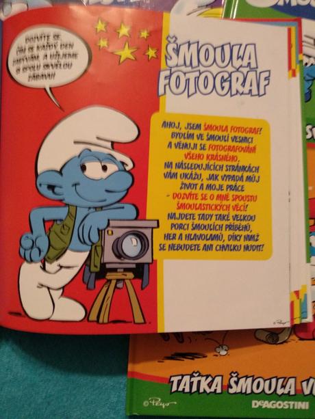 Šmolko kniha+figúrka k tomu, 