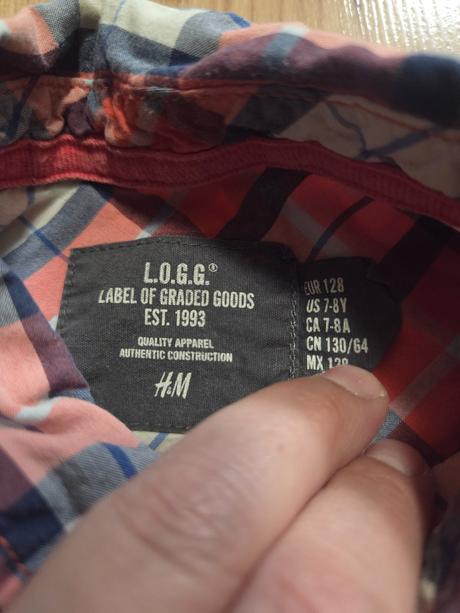 Košeľa, h&m,128