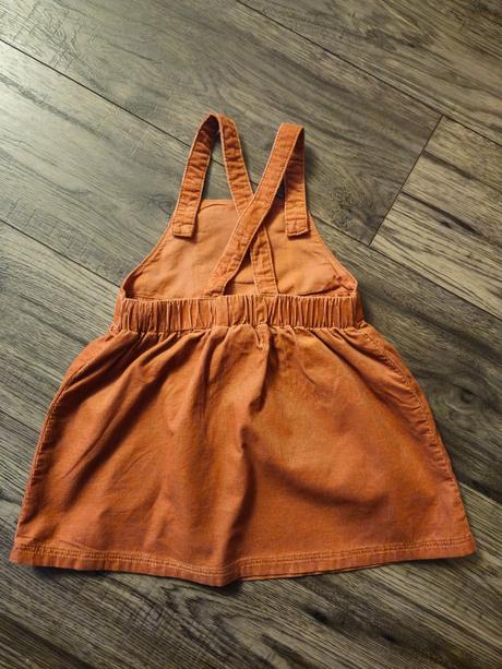 Škoricové šaty na traky lindex 80, lindex,80