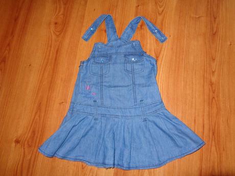 Šaty na traky 36m s blúzkou, lusa,104