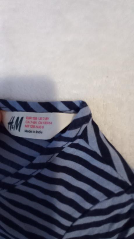 Detské letné šaty veľ.128, h&m,128