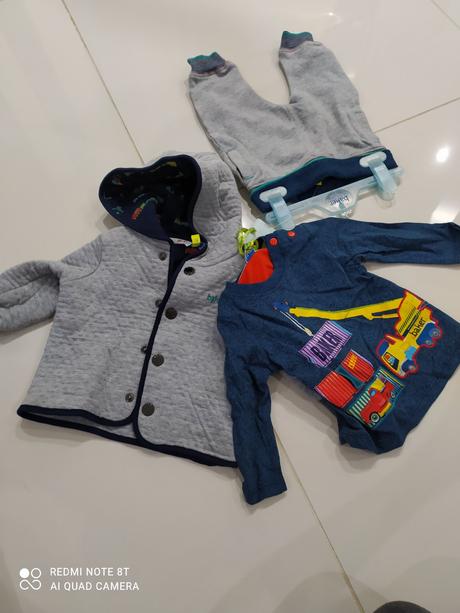 Ted baker 3ks suprava, s visackou nove 3-6m, 62 / 68