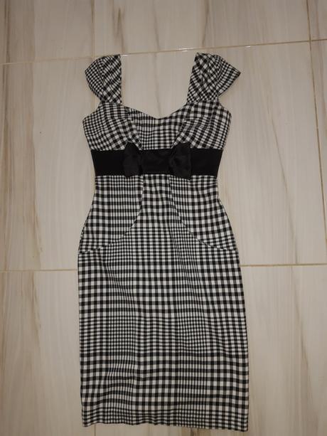 Dámske čierno-biele  šaty, xs