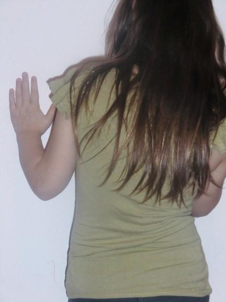 Tričko biele s flitrami vel 116/122, 116