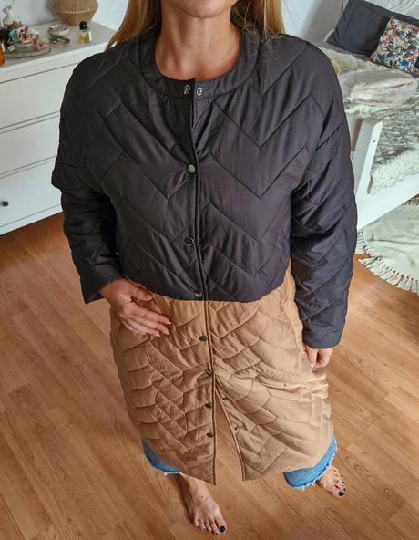 Tenká prešívaná vetrovka vila, m