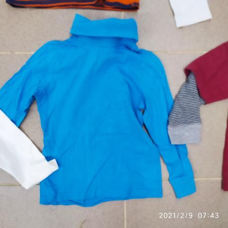 Balík chlapčenských tričiek 6e,v.86-98, 6ks tričie, 86–98