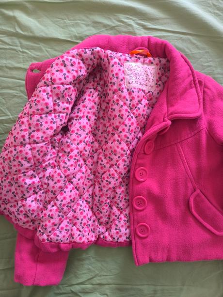 Kabát teplejší veľ. 122/128, 122