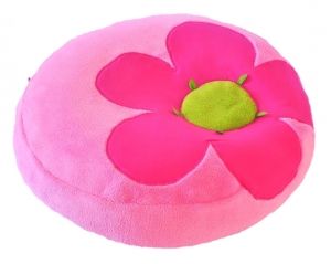 Sedací vak light pink flower, 