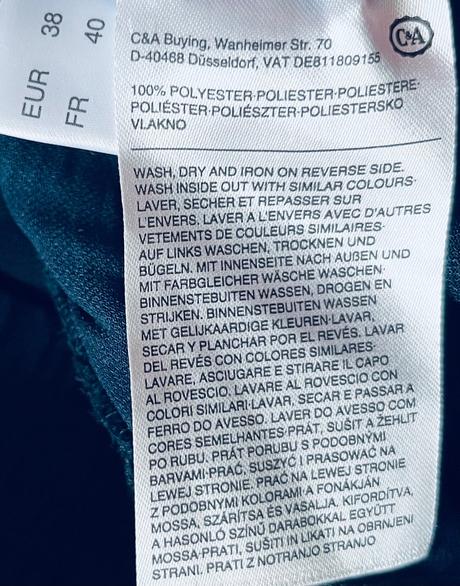 Tenké voľné nohavice, c&a,38