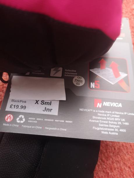 Nevica dievčenské zimné rukavice veľkosť 7-8 rokov, 122 / 128