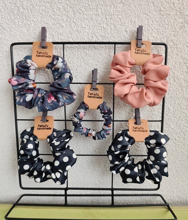 Scrunchie - z hodvábu - rôzne, 