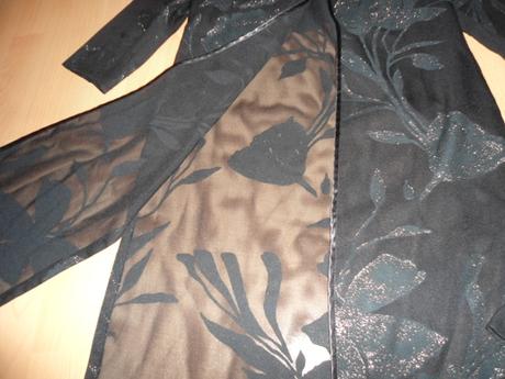 Priesvitny top / bluzka a kabatik, s