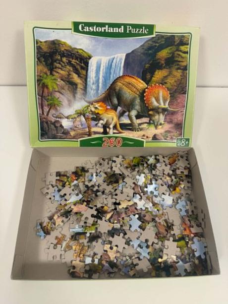 Castorland puzzle svet dinosaurov 260 dielikov,