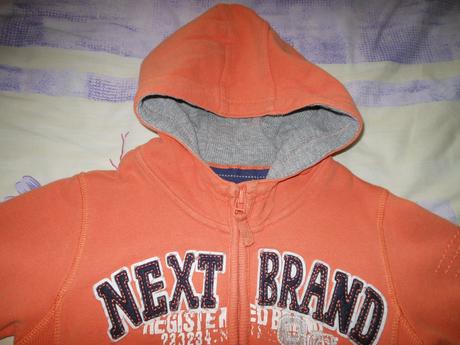 Oranžová mikinka next 86, next,86