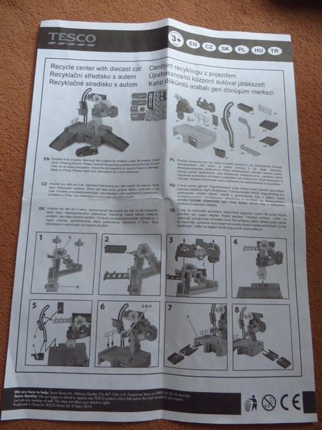 Recyklačná stanica - náučná hračka - 3+ - komplet, 