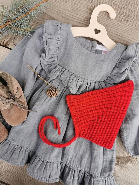 Merino pixie čiapočka/čepček, 50 - 110