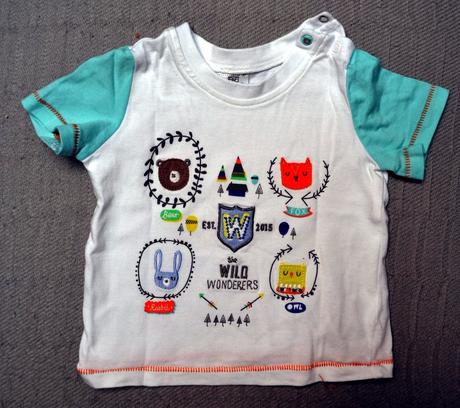 2ks letné tričko, f&f,68